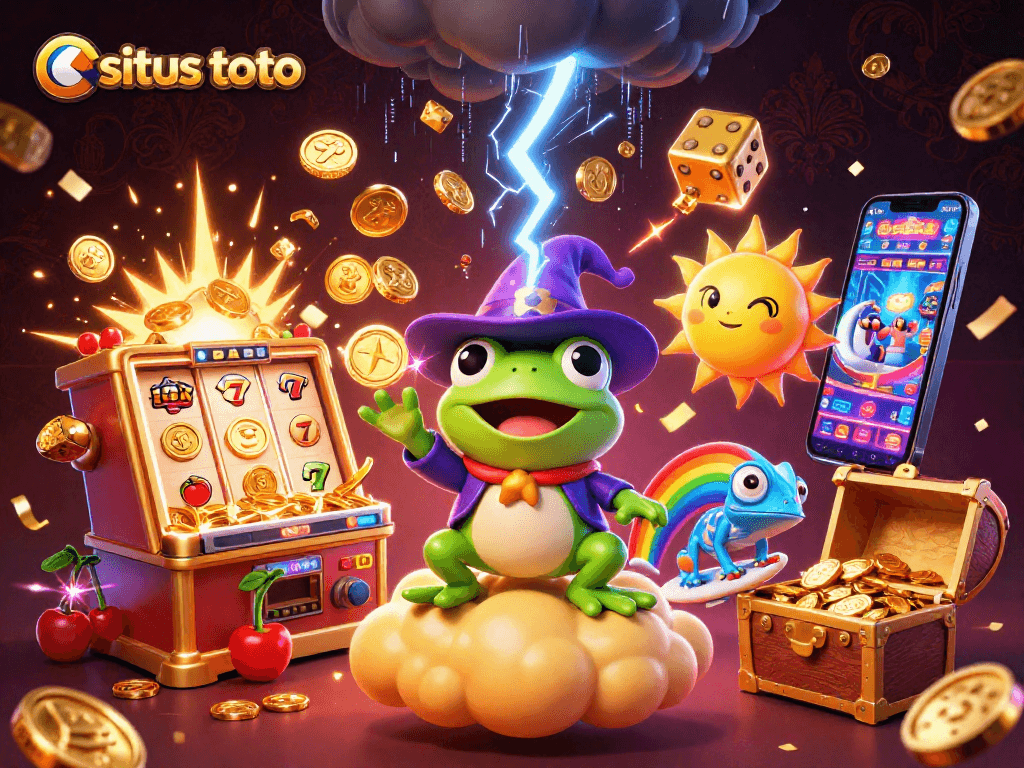 Menggali harta di situs toto dengan karakter magis menciptakan badai koin emas