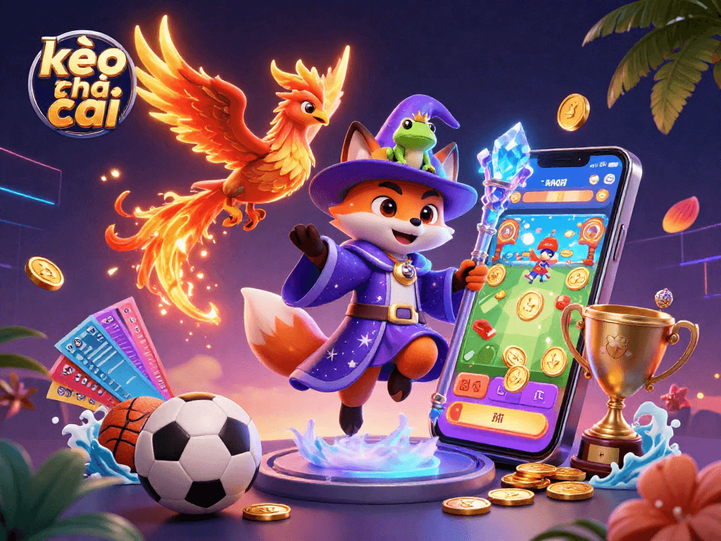 Engage in thrilling sports betting adventures with kèo nhà cái as the wizard fox, phoenix, and crown frog bring excitement.