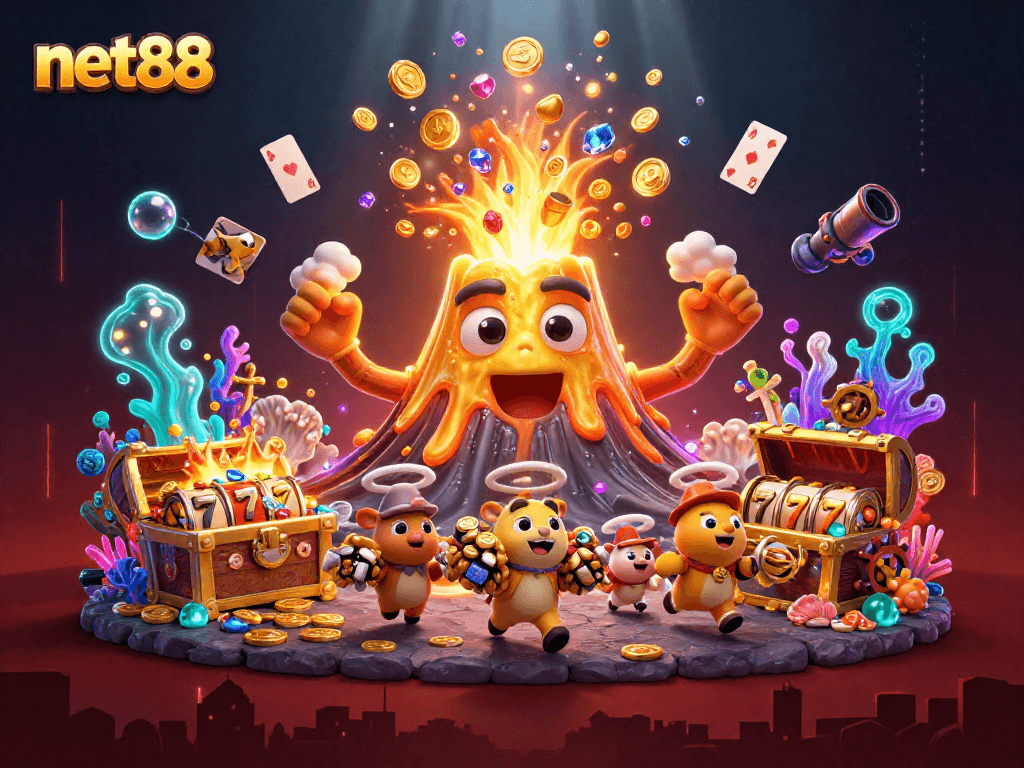 Experience thrilling wins at net88 with a lively casino-themed underwater adventure.