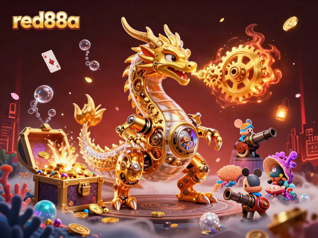 Experience thrilling wins at red88a with the golden dragon-themed online casino adventure.