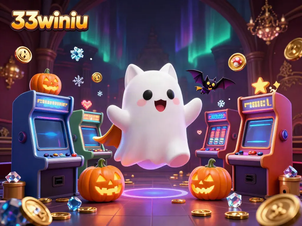 Experience enchanting gaming with 33winiu in a ghostly casino filled with treasures