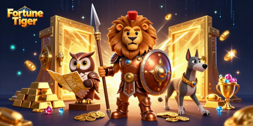 Experience thrilling adventures with Fortune Tiger and stunning visuals in this vibrant casino world.