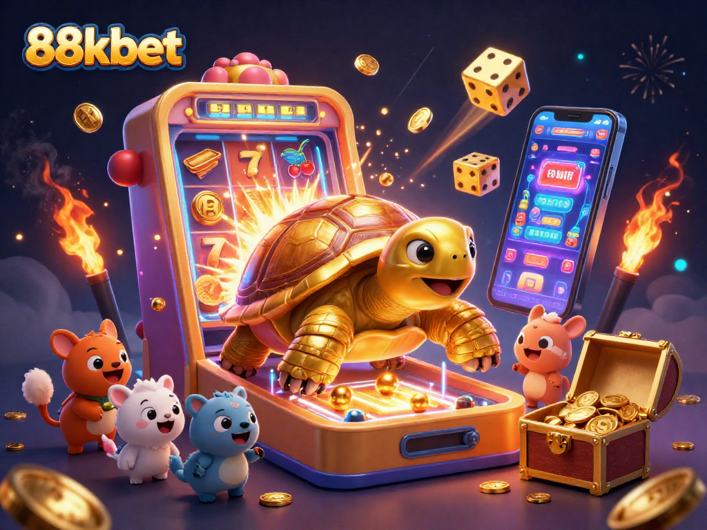 Experience thrilling gameplay at 88kbet with vibrant slot jackpots and dynamic casino elements.