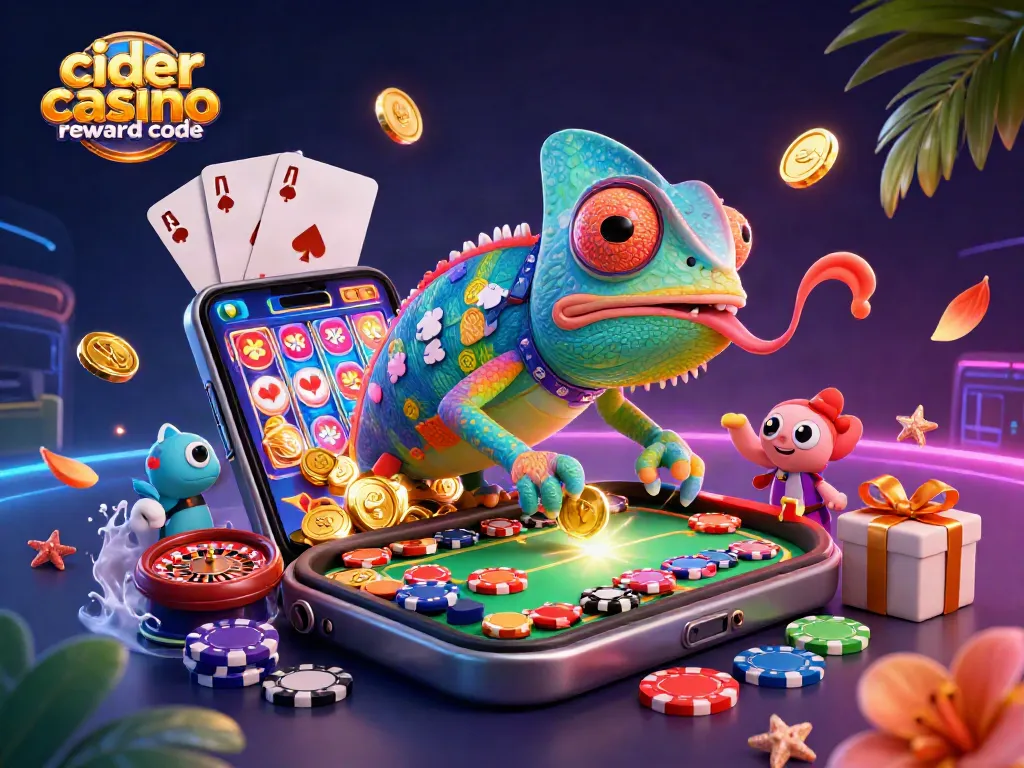 Play exciting games at Cider Casino while collecting rewards and bonuses through the reward code.