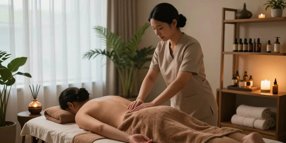 Experience soothing 분당출장마사지 in a serene spa with calming ambiance and professional massage therapy.