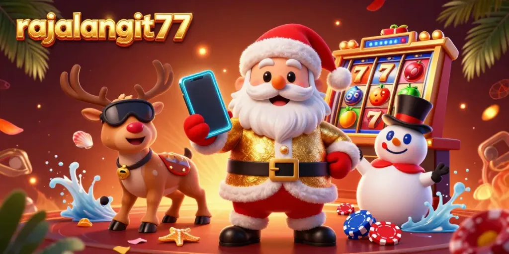 Rasakan keseruan bermain slot dengan rajalangit77 bersama Santa dan teman-temannya.