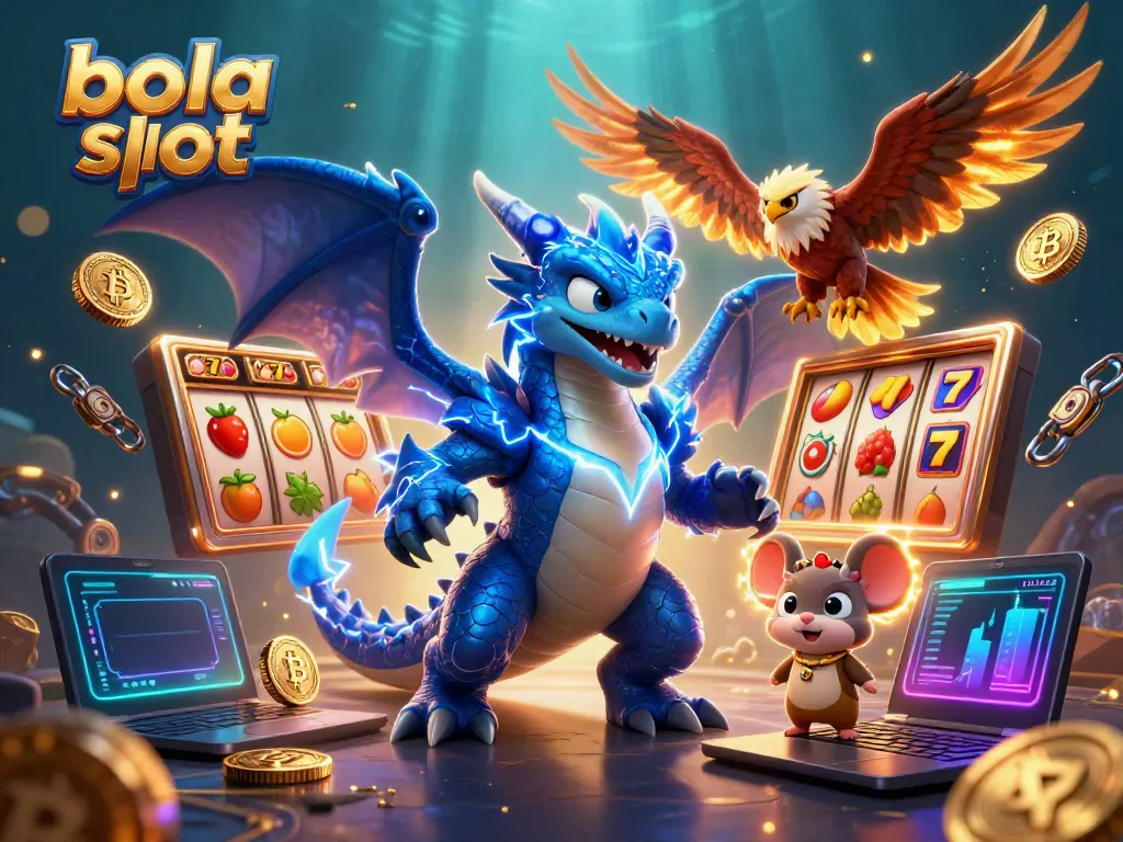 Experience the excitement of bola slot with dynamic characters and vibrant casino elements.
