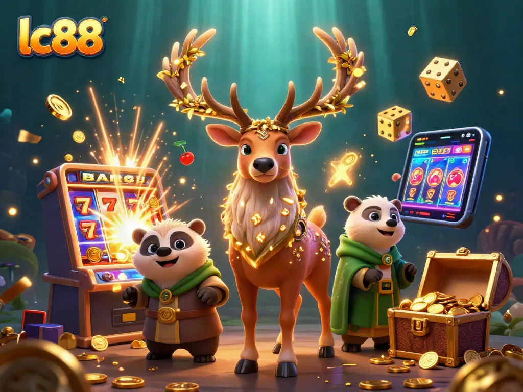 Engage with lc88 vibrant casino dynamics featuring druid characters amidst exciting jackpot elements.